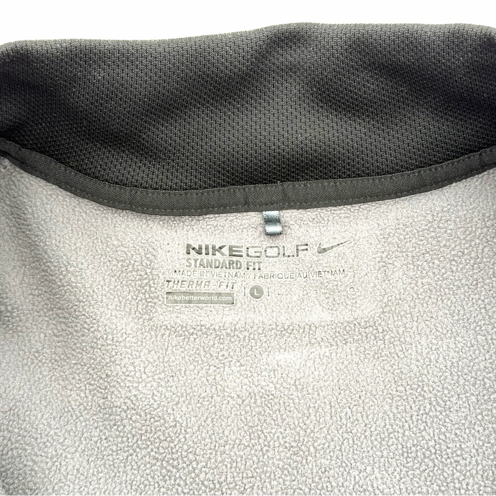 Nike Mens Golf Therma-Fit Quarter 1/4 Zip Pullover Shirt Size Large L Base Layer - Picture 4 of 5
